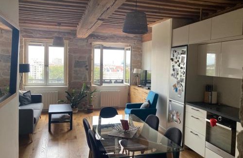 Boucle - Gros Caillou Apartment | Authentique T2 lyonnais avec vues exceptionnelles