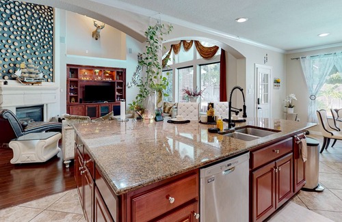 Cypress House | Azal House | Luxe house in Cypress with a pool, hot tub, & gourmet kitchen