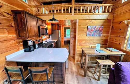Twin Mountain Cabin | B11 Awesome "Tiny Home" A/C, Mountain Views, Minutes to Skiing, Hiking, Attractions, Dog Friendly!