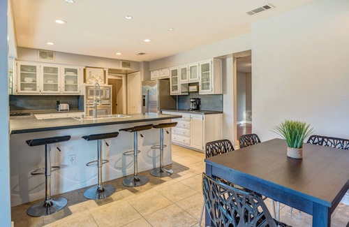Far North Dallas House | Backyard Heated Pool, Hot Tub and Waterfall