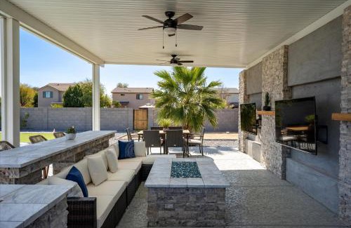 Paradise Valley Village House | Backyard Oasis Heated Pool Game Room Gazebo