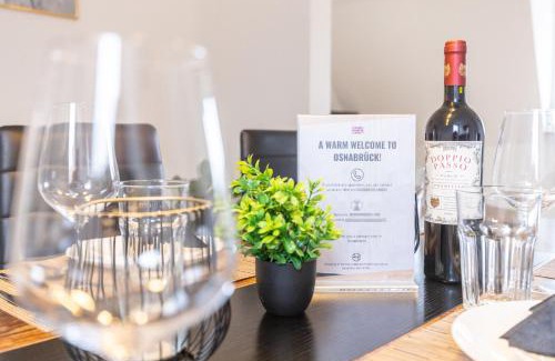 Osnabrueck Apartment | Bahnhof Altstadt Stilvolles 85 qm Apartment mit Smart-TV