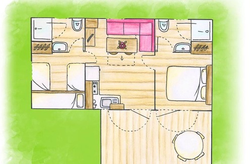 Pieve Vecchia House | Baia Verde holiday complex - Mobilehome Suite Deluxe AGBER (3252)