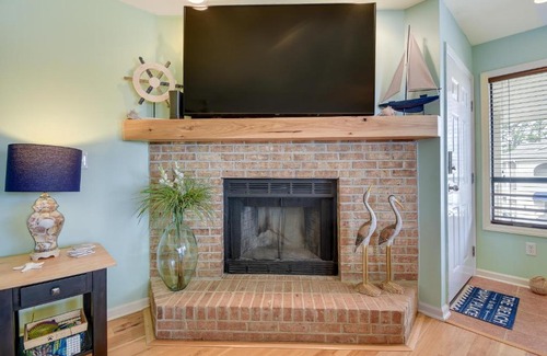 Little River Apartment | Balcony, Pool and Hot Tub Little River Condo!