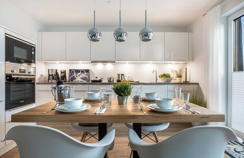 Olpenitz Apartment | Baltic Sea vacation apartment "New Port Lounge" with beach house feeling - dogs welcome