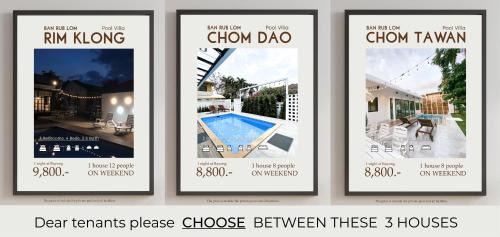 Noen Phra House | Ban Rub Lom Pool Villa 3 difference villas
