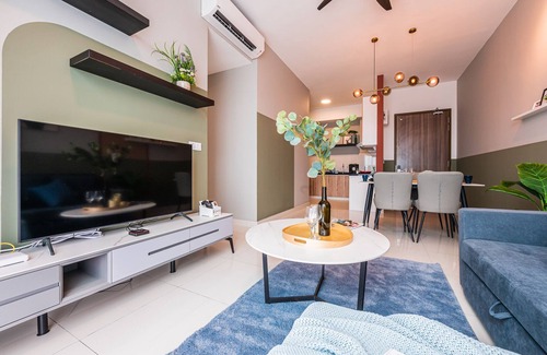 Petaling Jaya Apartment | Bandar Sunway City View 8pax 3B2B Free 2 Car Park