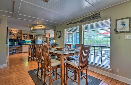 Long Mott House | Bay Access & Dock: Riverfront Tivoli Escape