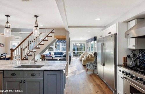 Brick House | Bayfront Gem: 7BR Beach House Pool & Private 51ft Boat Dock