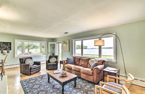 Davis Wharf House | Bayfront Retreat with Game Room and Outdoor Pool!