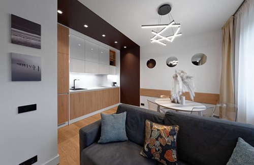 Jurmala Apartment | Beach and forest from apartment in Dzintaru avenue
