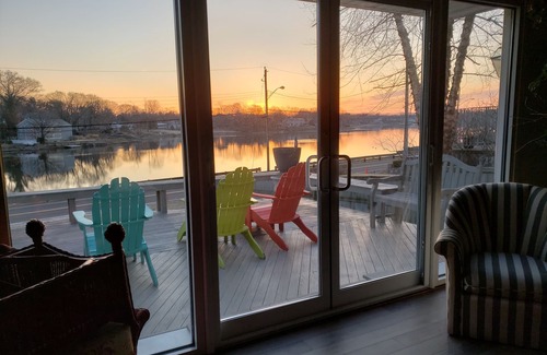 Cove - East Side - Shippan House | Beach House - relax on the deck - stunning sunrises!