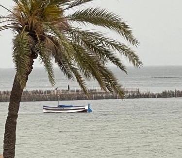 Sidi Fredj Apartment | Beach house wing in kerkennah island. Fully equipped place for 4 guests and peaceful relaxing stay. Calm sea and beautiful sun rise that can be enjoyed straight on the beach or from the house terrace.