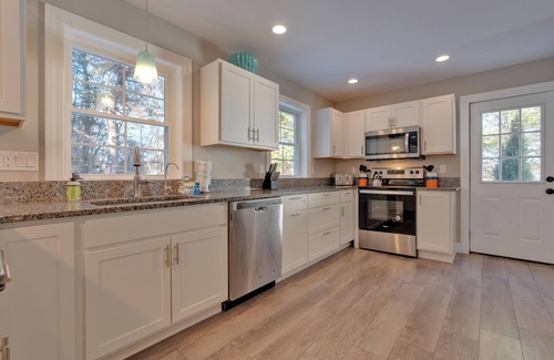 Ogunquit - Wells House | Beach Retreat. Private back yard with fire pit and large deck