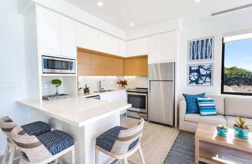West End Village Condo | Beachfront 1-Bedroom + Hot Tub at Award-winning Tranquility Beach on Meads Bay