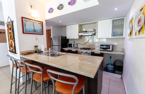 Juan Dolio - El Pueblo Apartment | Beachfront| 4Beds| Jacuzzi| Privacy| Full Kitchen