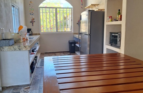 Sinanche Apartment | Beachfront casita in San Crisanto. 1 bedroom with views of the Gulf of Mexico