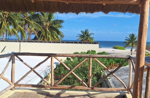 Sinanche Apartment | Beachfront casita in San Crisanto. 1 bedroom with views of the Gulf of Mexico