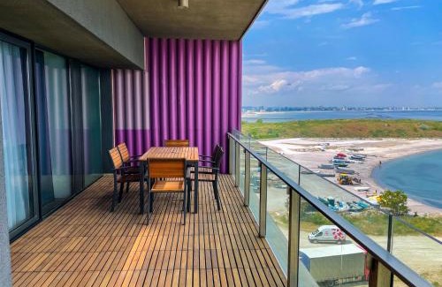 Constanta Apartment | Beachfront Designer Apt, 100 sqm, 2-bath, huge terrace on the sea shore