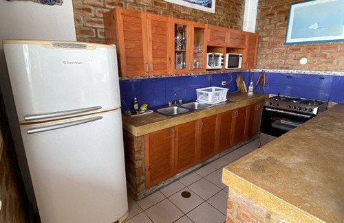 Punta Negra House | Beachfront house over El Chanque hill with pool, barbecue area and amazing view