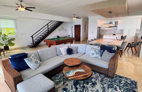 Sosua Condo | Beachfront Luxury Penthouse 2 Levels 4BR/3BA Pools + Ocean Views
