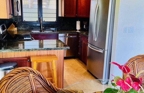 Lihue Condo | Beachfront Spectacular Ocean views , steps to white sand Beach & walk bike Path