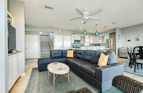 Miramar House | Beachfront w/Gulf Views from Every Bedroom, Large Kitchen/Dining, Fenced Yard