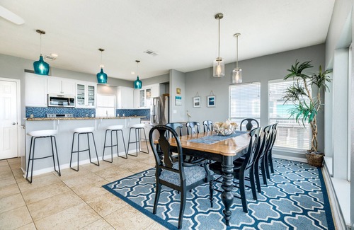 Miramar House | Beachfront w/Gulf Views from Every Bedroom, Large Kitchen/Dining, Fenced Yard
