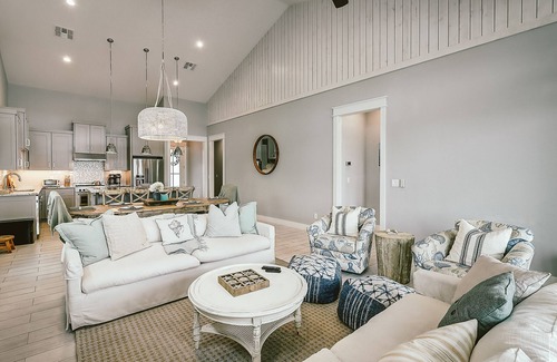 Rockport House | Beachy house with private dock, pool access, central AC & outdoor shower