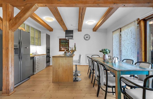 Dolni Branna House | Beautiful private villa for 10 guests with hot tub, WIFI, TV, terrace, pets allowed and parking