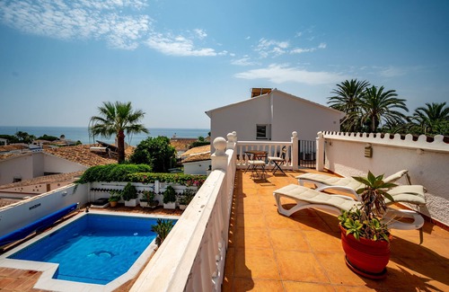 Mijas Villa | Beautiful 3 bedroom 2 bath villa with private pool and sea views