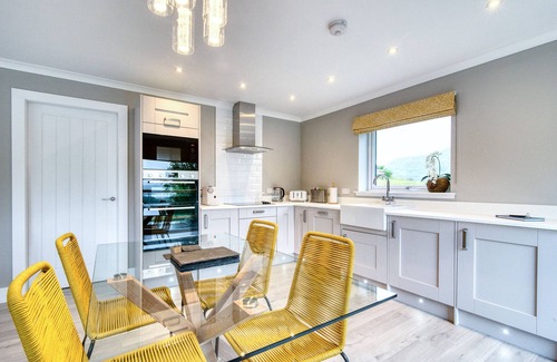 Crianlarich Ski Chalet | Beautiful 5 star, 2 bedroom, 2 bathroom chalet with stunning views and wood burning stove