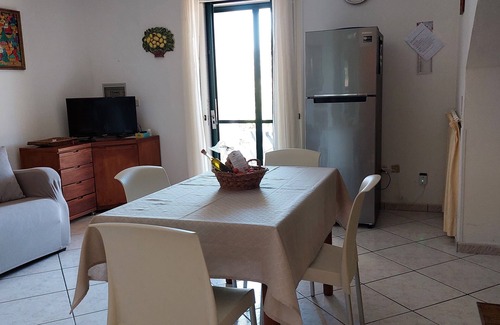 Santa Cesarea Terme Apartment | Beautiful apartment near the sea with garden and terrace with views.