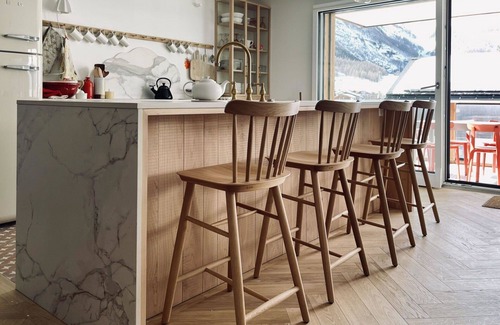 Saas-Fee Apartment | Beautiful apartment for 6 people with WIFI, TV and balcony