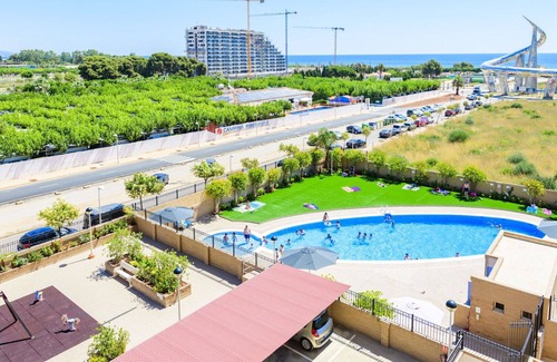 Cabanes Apartment | Beautiful apartment for 4 guests with A/C, WIFI, pool, TV, terrace, pets allowed and parking