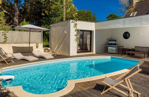 Pont-l'Abbe Villa | Beautiful Breton villa with private pool and large garden, 6 km from the coast