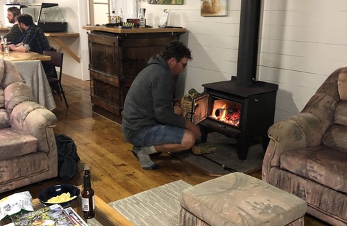 Tararua District Cabin | Beautiful farmstay at stylish, roomy converted Woolshed venue