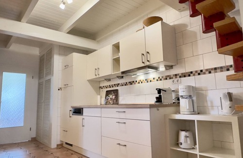 Altharlingersiel Apartment | Beautiful Gulfhof: 60sqm apartment Groot Stuuv for 3 pers, terrace in the garden