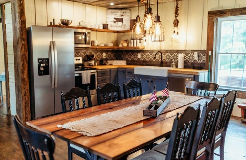 Bonne Terre House | Beautiful historical two story stone farmhouse