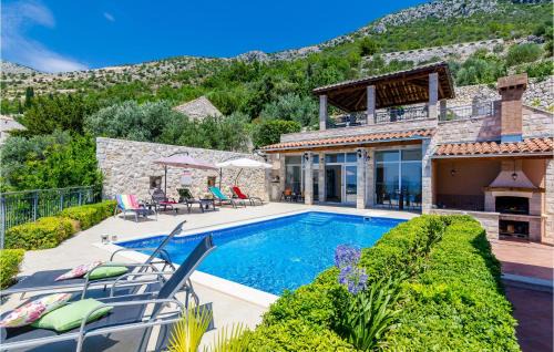 Brsecine House | Beautiful Home In Trsteno With Wifi