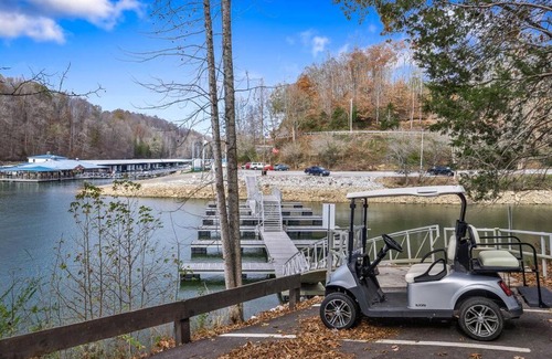 Tullahoma House | Beautiful Home with Lake and Marina Access, Firepit, Golf Cart Included