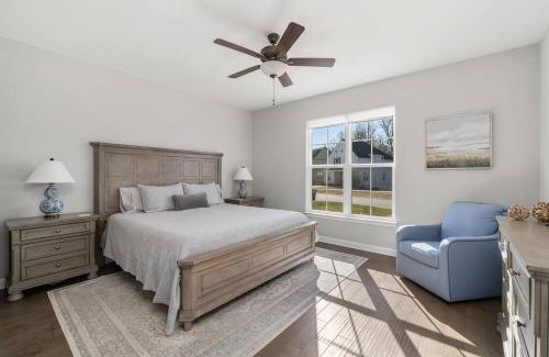 Tullahoma House | Beautiful Home with Lake and Marina Access, Firepit, Golf Cart Included