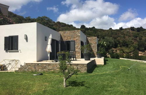 Cardo Villa | Beautiful house with garden, swimming pool and private parking, sea and mountain views