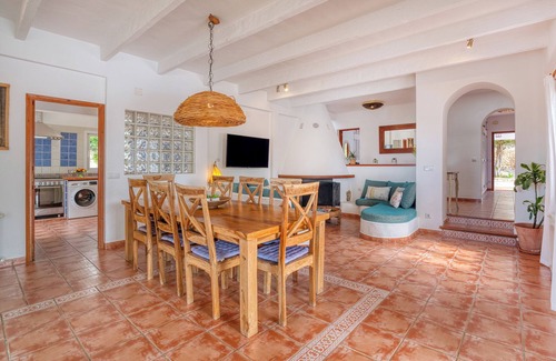 Sant Josep de sa Talaia Villa | Beautiful house with large pool for 8 in the hills of San Jose very well located