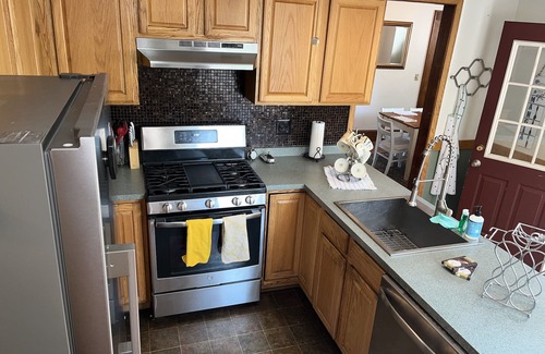 North Greece House | Beautiful Lake home, Private Beach with a 5-minute walk to the Public Beach Area
