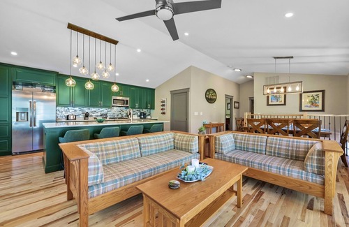 Prudenville House | Beautiful lake views. Steps from small neighborhood beach.