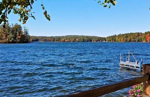 Barnstead House | Beautiful lakefront home with breathtaking sunset views