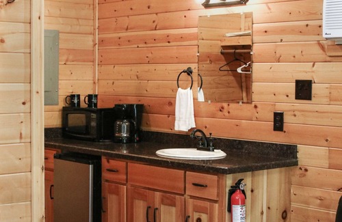 Pipe Creek Cabin | Beautiful Log cabin overlooking a meadow