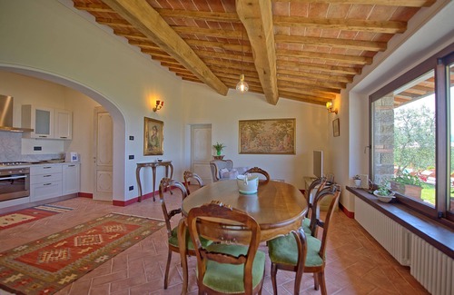 Castiglion Fiorentino Villa | Beautiful private villa with WIFI, private pool, A/C, TV, panoramic view, parking, close to Cortona