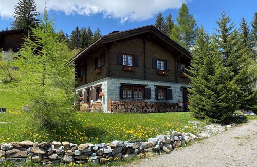 Riom-Parsonz House | Beautiful private villa for 8 people with WIFI, TV, patio and panoramic view